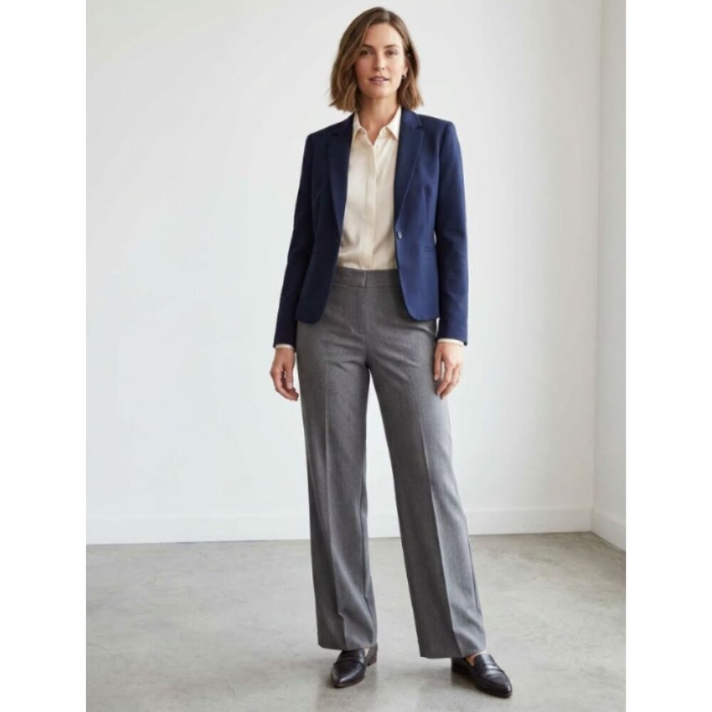 New Chico's Metro Wide Leg Trouser Pants Women's Size Large 12 (Chico's Size 2)